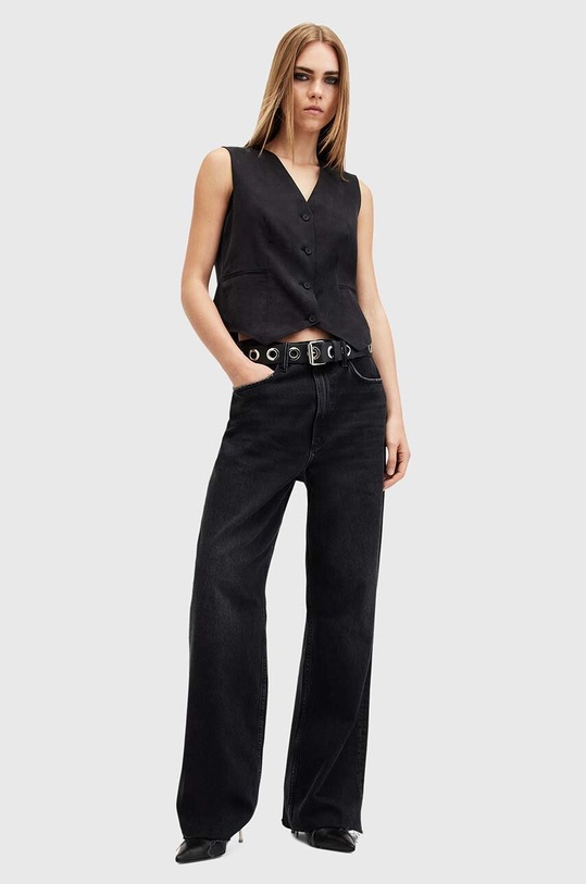 Vesta AllSaints AVERIE TEN WAISTCOAT W028QC černá