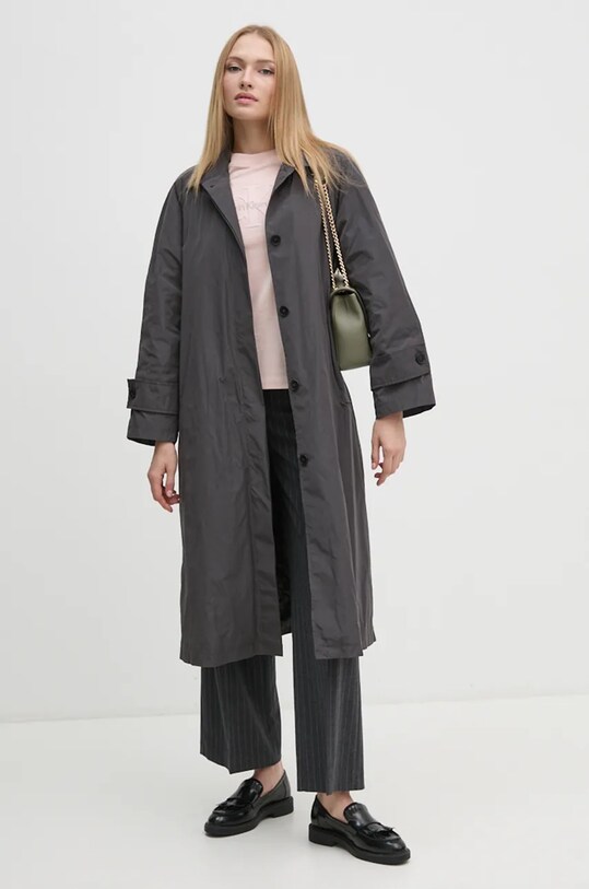Sandro Ferrone palton SFS15YBEALASKA gri AW24