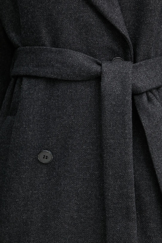 Vlnený kabát Ivy Oak IO111147 sivá