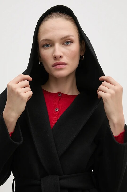 MACKAGE palton de lana negru AZRA