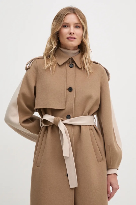 Vuneni kaput MACKAGE bež CEYLA