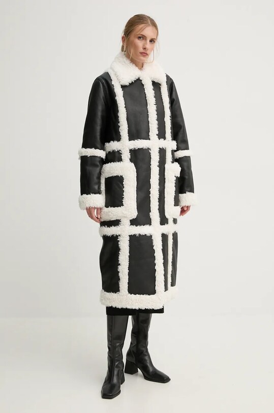 Kabát Stand Studio Patrice Coat 61100.9010 černá AW24