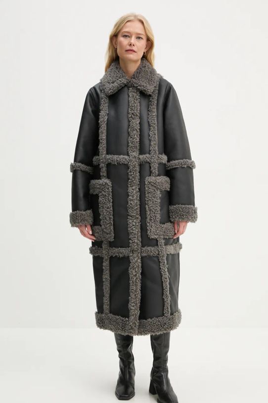 Stand Studio cappotto Patrice Coat senza nero 61100.9010