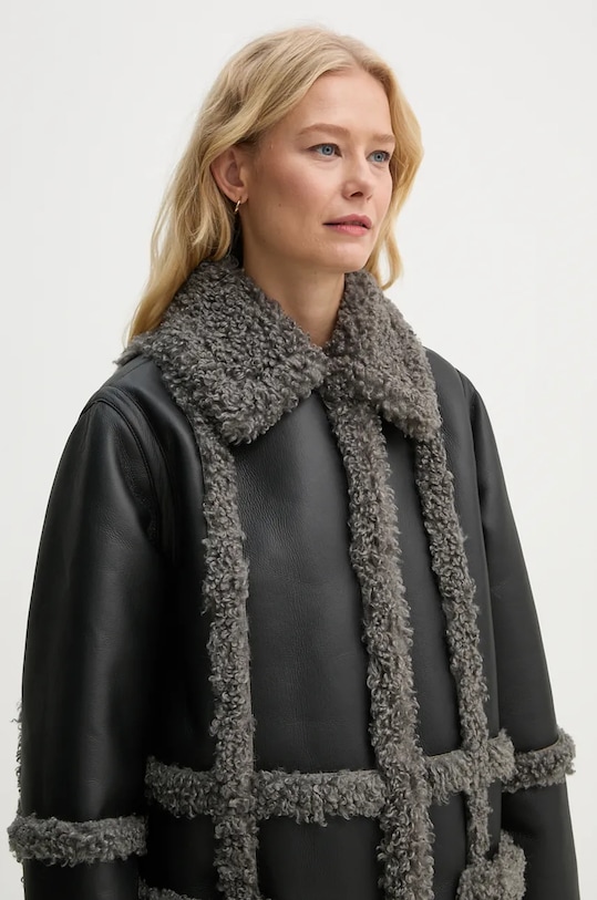 Stand Studio palton Patrice Coat negru 61100.9010