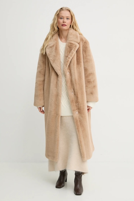 Stand Studio płaszcz Maria Coat bez kaptura beżowy 61122.9070