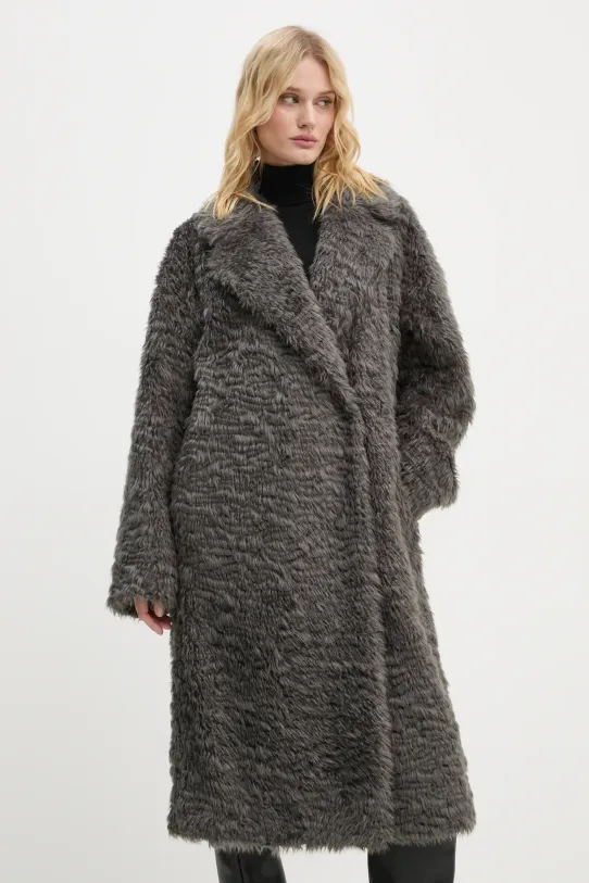 Stand Studio płaszcz Nicole Coat nieocieplane szary 61126.9094
