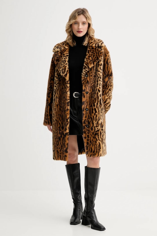 Stand Studio cappotto Camille Cocoon Coat 61137.9070 marrone AW25