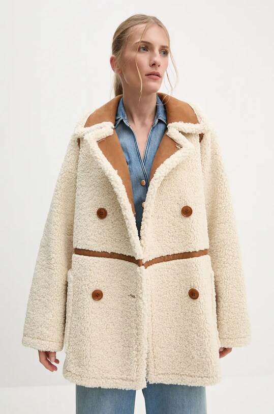 Stand Studio płaszcz Chloe Jacket 61186.9010 beżowy AW24