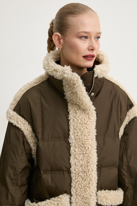 Oblečení Péřová bunda Stand Studio Dorothy Coat 62033.8657 zelená