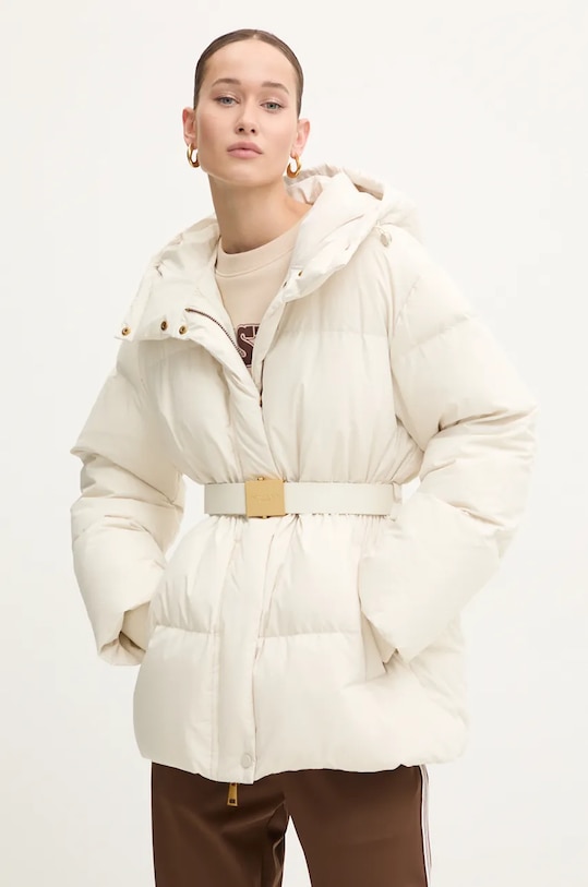 Miss Sixty kurtka puchowa pozostałe beżowy 6L3YJ7881000