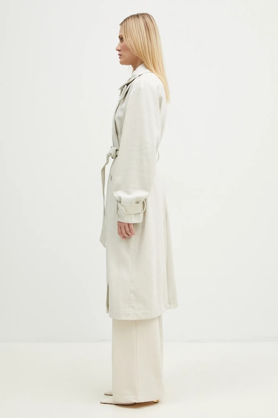 Lacoste cotton trench coat BF4642 beige AW24