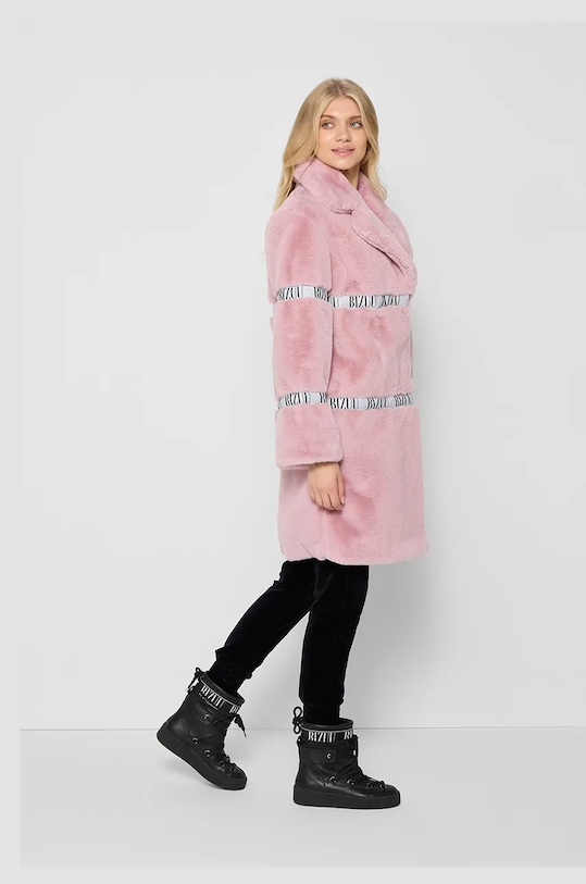 Bizuu płaszcz FLORENCE.ROZOWY.AW24 różowy AW24