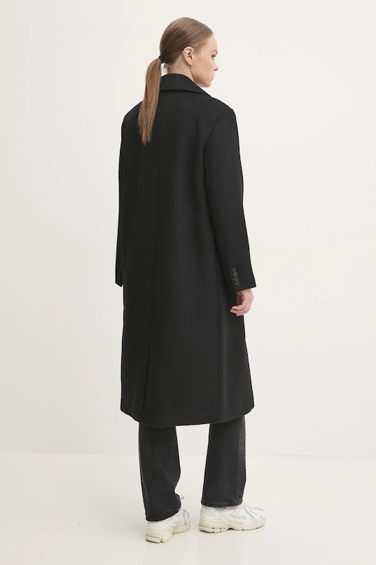 Ruházat Abercrombie & Fitch gyapjúkabát KI144.4240.900 fekete