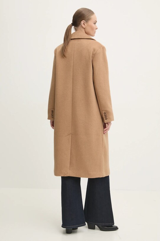 Îmbrăcăminte Abercrombie & Fitch palton de lana KI144.4244.400 maro