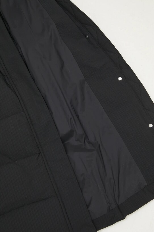 Péřová bunda GANNI Tech Seersucker Puffer Coat F9688