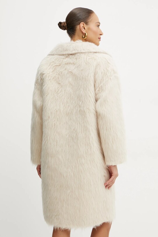 Odzież Weekend Max Mara płaszcz wełniany 2425016013600 beżowy