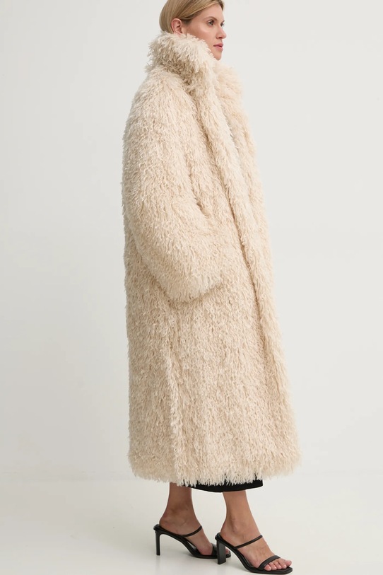 Clothing Nanushka coat KILAH NU24FWOW40271 beige