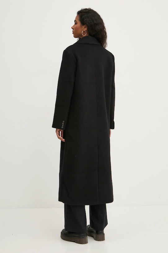 Îmbrăcăminte Abercrombie & Fitch palton de lana KI144.4198.900 negru