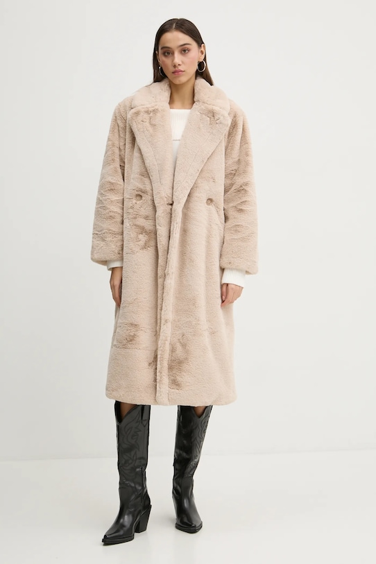 Abercrombie & Fitch płaszcz KI144.4218.180 beżowy AW24