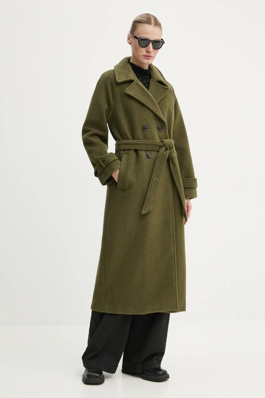 Abercrombie & Fitch palton cu captuseala verde KI144.4226.340