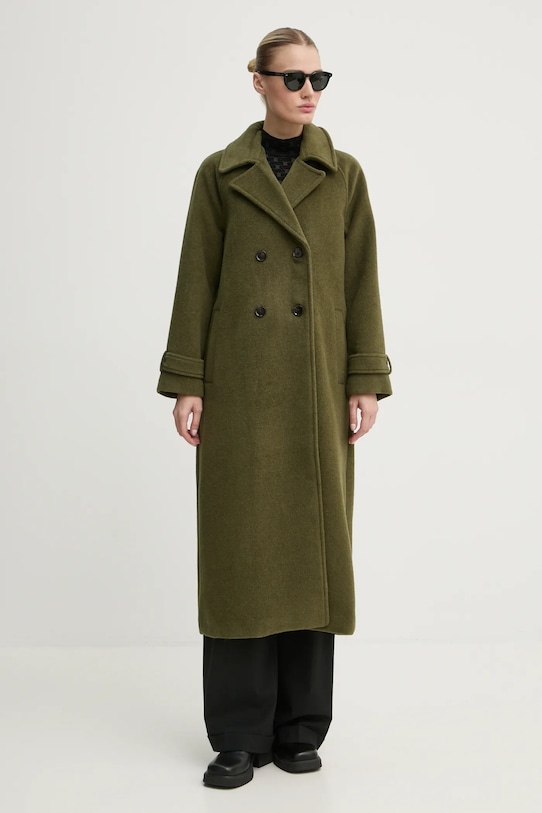 Abercrombie & Fitch palton KI144.4226.340 verde AW24