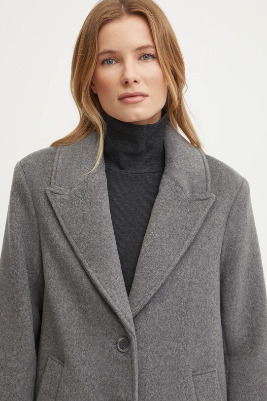 Abercrombie & Fitch palton de lana KI144.4247.908 gri