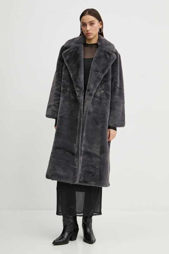 Abercrombie & Fitch palton KI144.4289.940 gri AW24