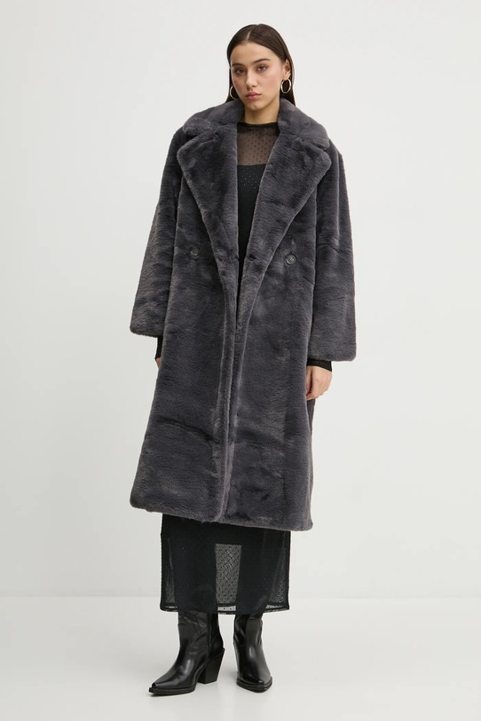 Παλτό Abercrombie & Fitch KI144.4289.940 γκρί AW24