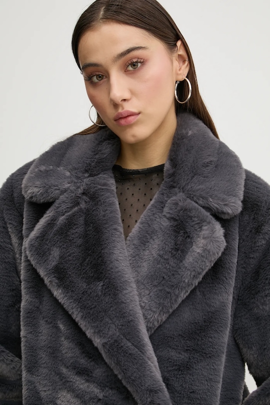 Παλτό Abercrombie & Fitch γκρί KI144.4289.940