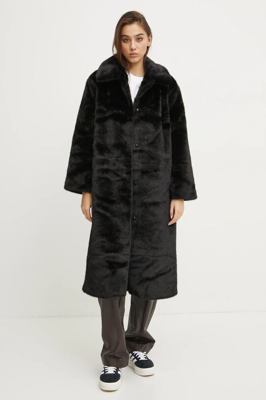 Abercrombie & Fitch palton cu captuseala negru KI144.4290.900