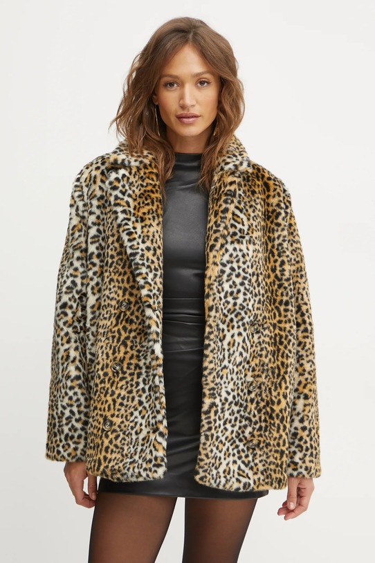 Plašč Bardot VENTO S podlogo rjava 59693JB