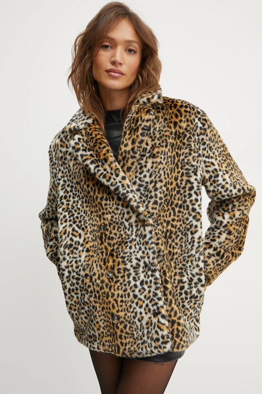 Plašč Bardot VENTO rjava 59693JB