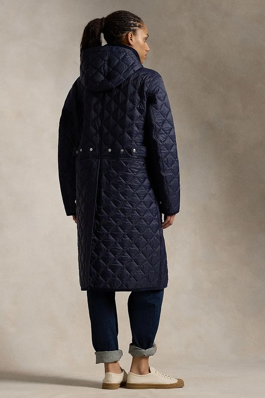 Παλτό Polo Ralph Lauren 211941002 σκούρο μπλε AW24