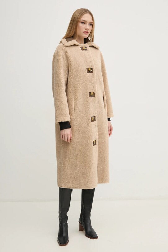 Двусторонний плащ Pedro del Hierro 7528332 бежевый AW24