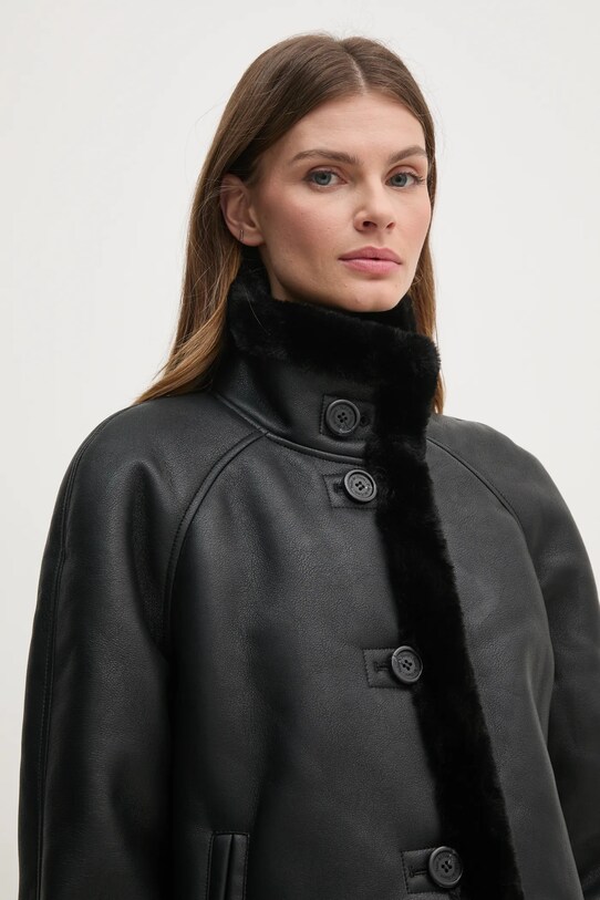 Pedro del Hierro płaszcz czarny 7528338