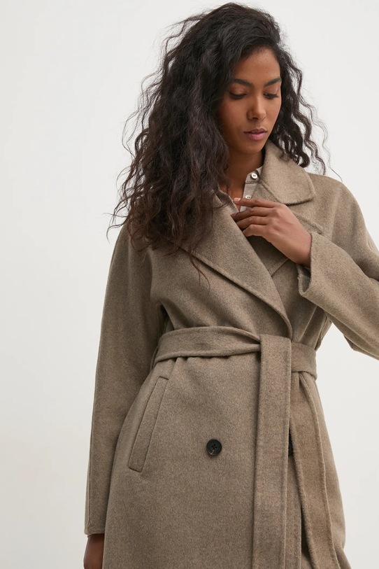 Vuneni kaput Pedro del Hierro bež 7528339