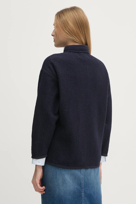 Îmbrăcăminte Hoss Intropia geaca de lana 5438456 bleumarin