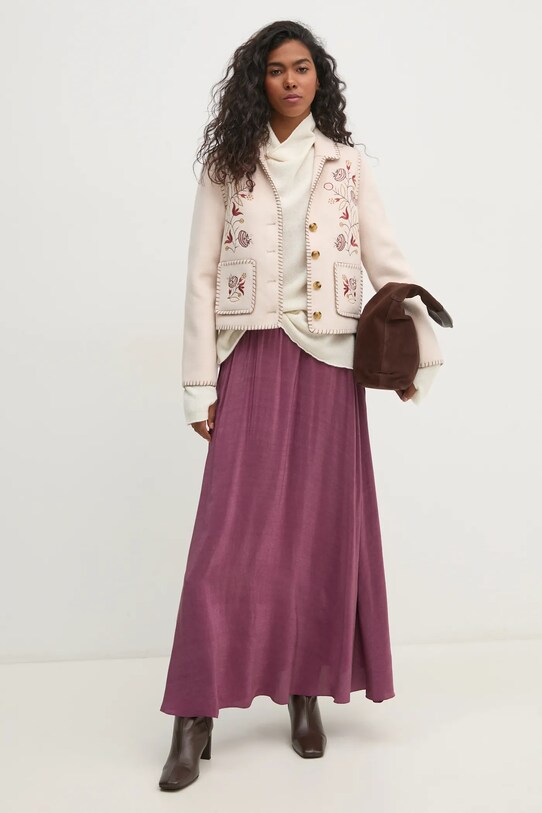 Hoss Intropia giacca in lana 5438457 beige AW24