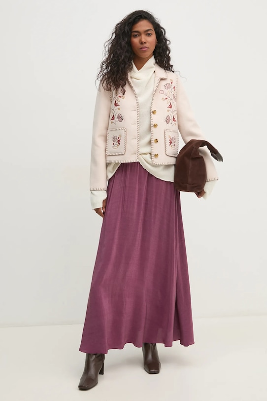 Vlněná bunda Hoss Intropia 5438457 béžová AW24