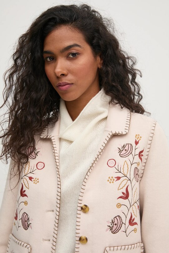 Hoss Intropia giacca in lana 5438457 beige