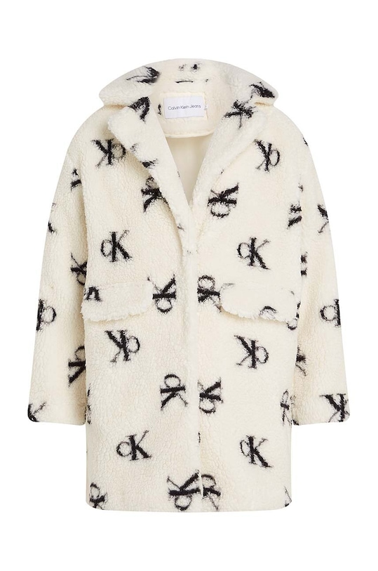 Dječji kaput Calvin Klein Jeans bez tople podstave bež IG0IG02594.9BYH.128.176