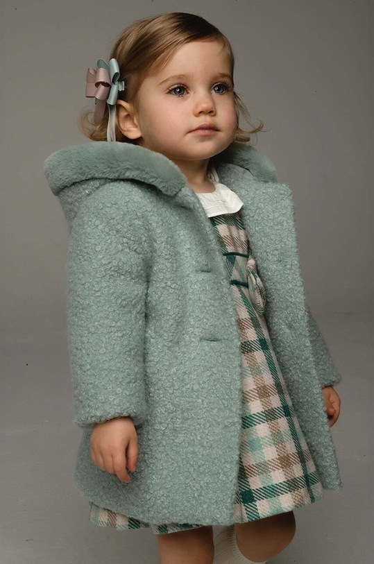 Dětský kabát Mayoral tyrkysová 2478.4B.Baby.9BYH