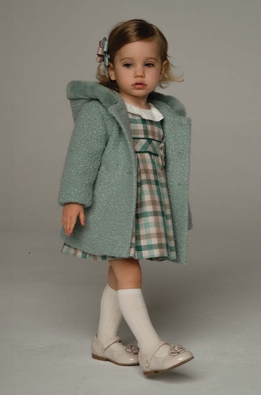 Dětský kabát Mayoral 2478.4B.Baby.9BYH tyrkysová