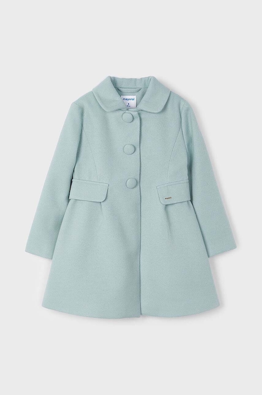 Dětský kabát Mayoral nezateplené tyrkysová 4484.6B.Mini.9BYH