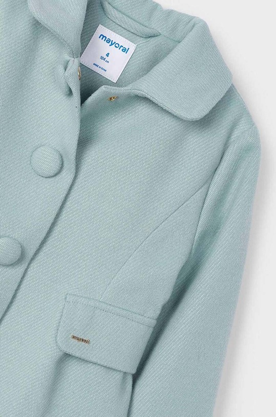 Dětský kabát Mayoral 4484.6B.Mini.9BYH tyrkysová AW24