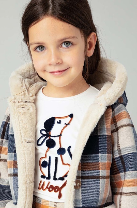 Детско палто с вълна Mayoral тъмносин 4485.6D.Mini.9BYH