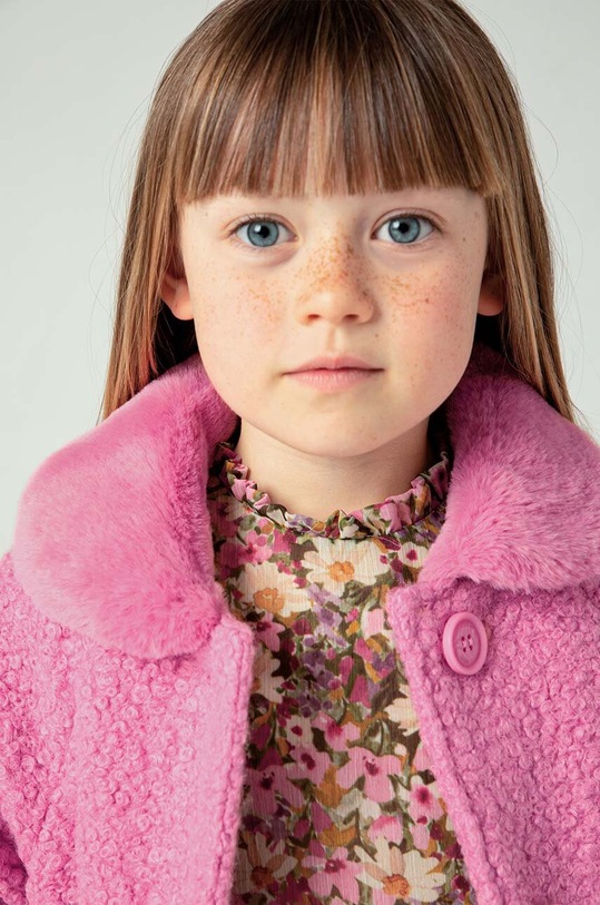 Dječji kaput Mayoral roza 4487.6G.Mini.9BYH