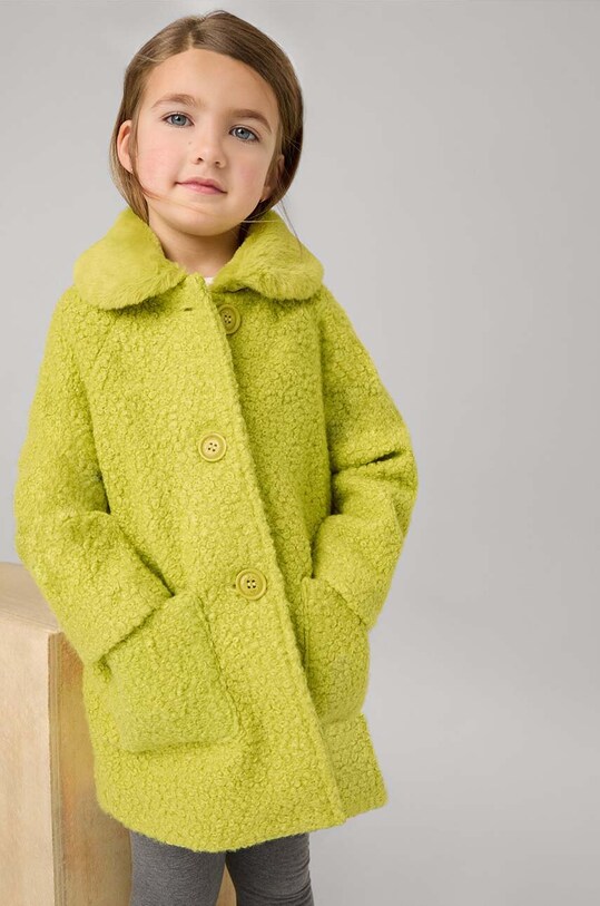 Mayoral palton copii cu captuseala verde 4487.6G.Mini.9BYH