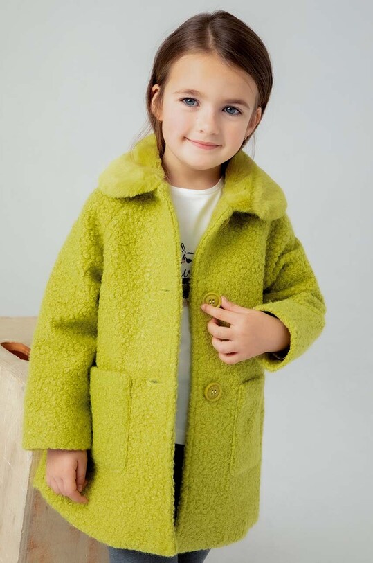 Mayoral palton copii 4487.6G.Mini.9BYH verde