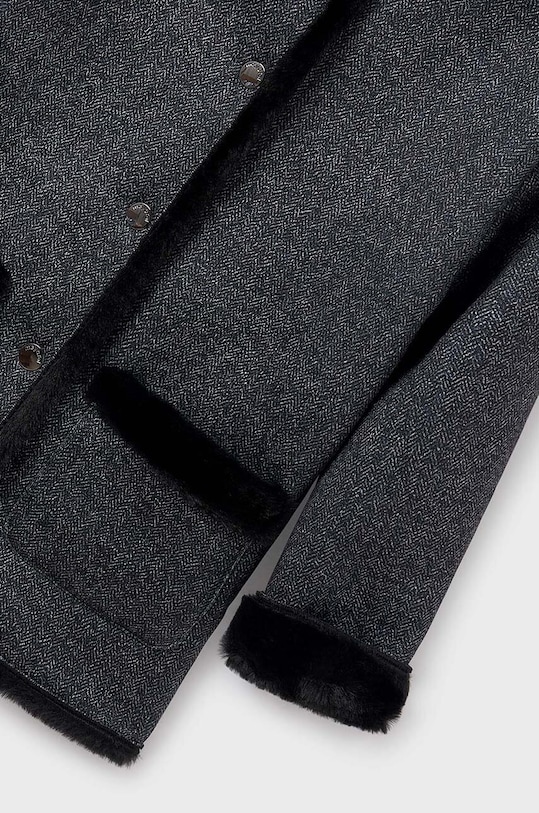 Dievča Detský kabát Mayoral 7476.8F.Junior.9BYH čierna